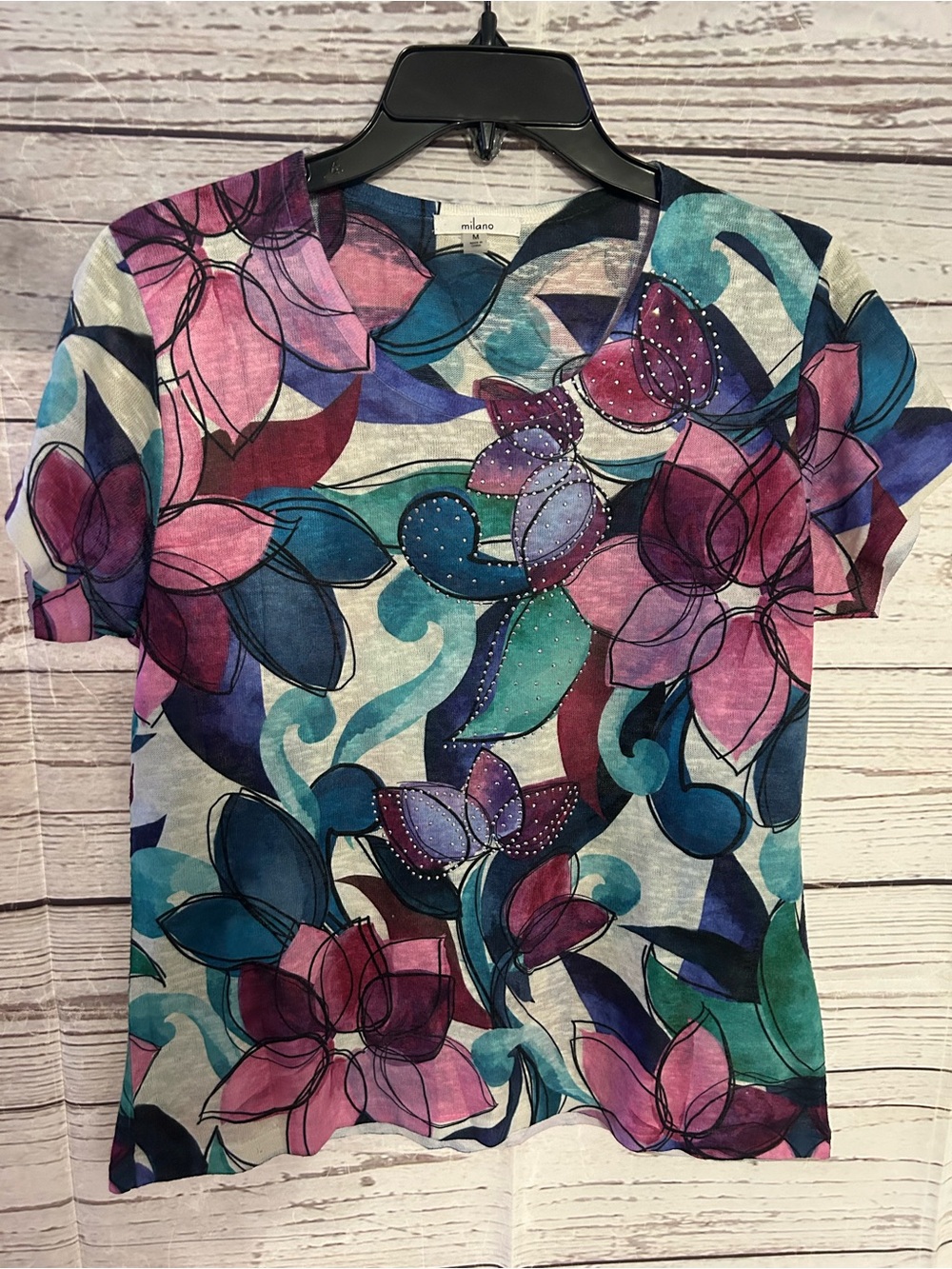 Milano rhinestone shirt